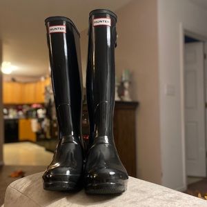 Hunter original tall gloss boots